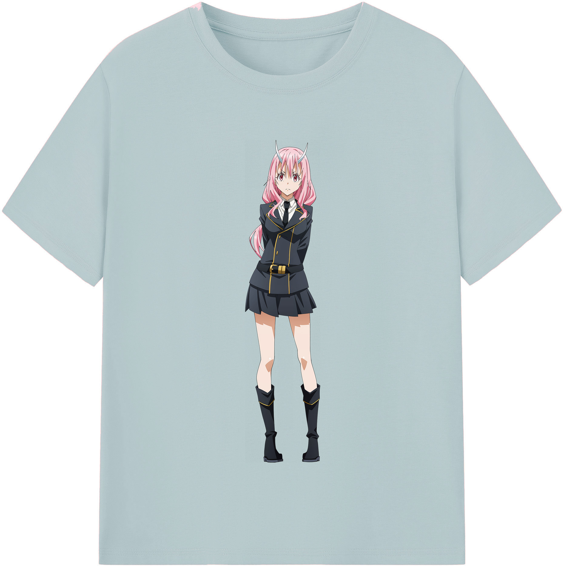 （画像用） 転スラ Regarding Reincarnated to Slime 綿100％半袖Tシャツ（フロントプリント）